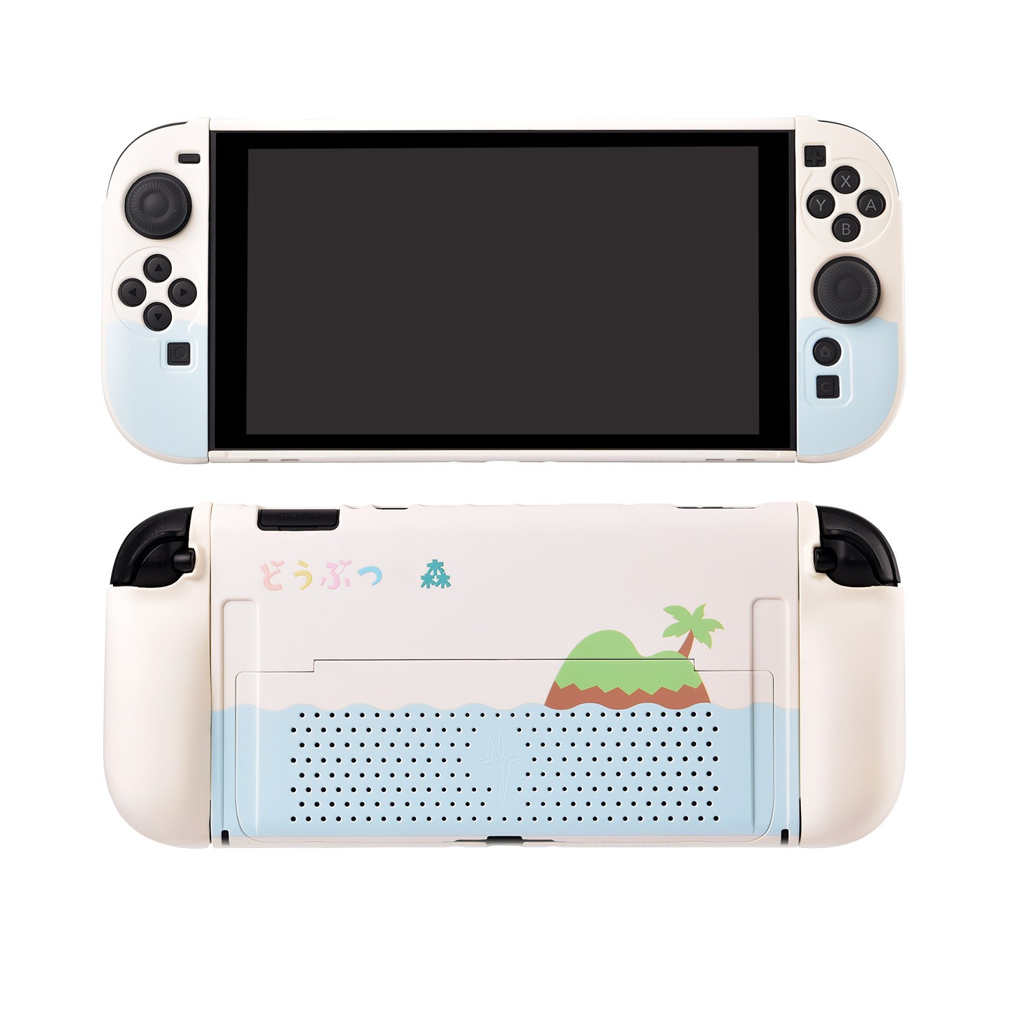 Protective Case for Switch 2, Detachable Controller Grip Silicone Soft Shell