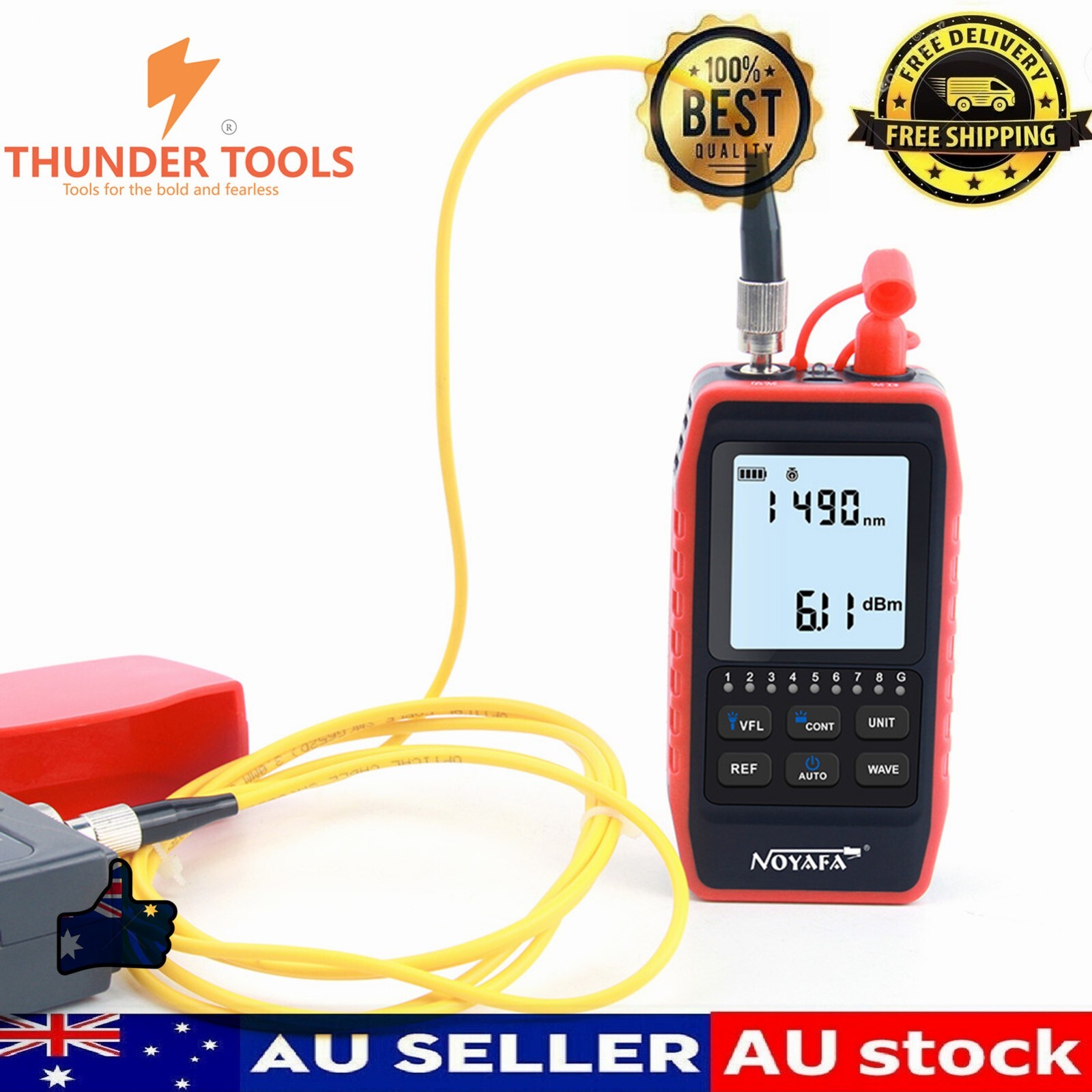 Thunder Tools NOYAFA NF-908L Multifunction Optical Power Meter OPM Visual