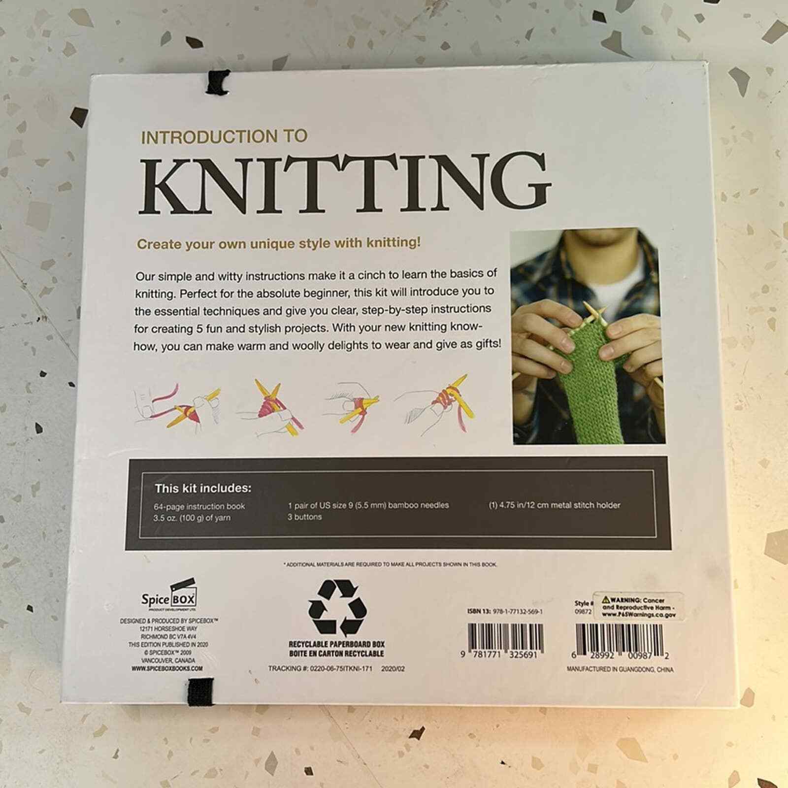 Introduction To Knitting, Spice Box