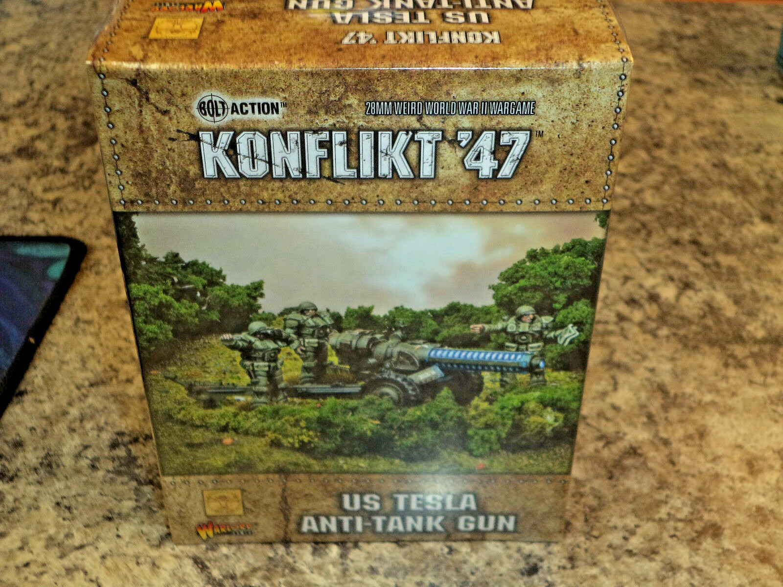 US Tesla AT Gun Anti-Tank Army Konflikt '47 Warlord Games Model New!
