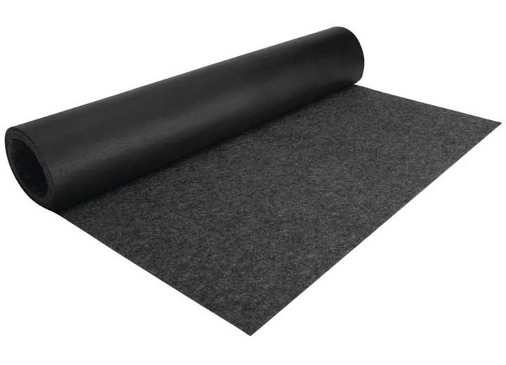 Performance Tool W88803 Absorbent Floor Mat, 20' x 7.4', Cut To Fit, Black