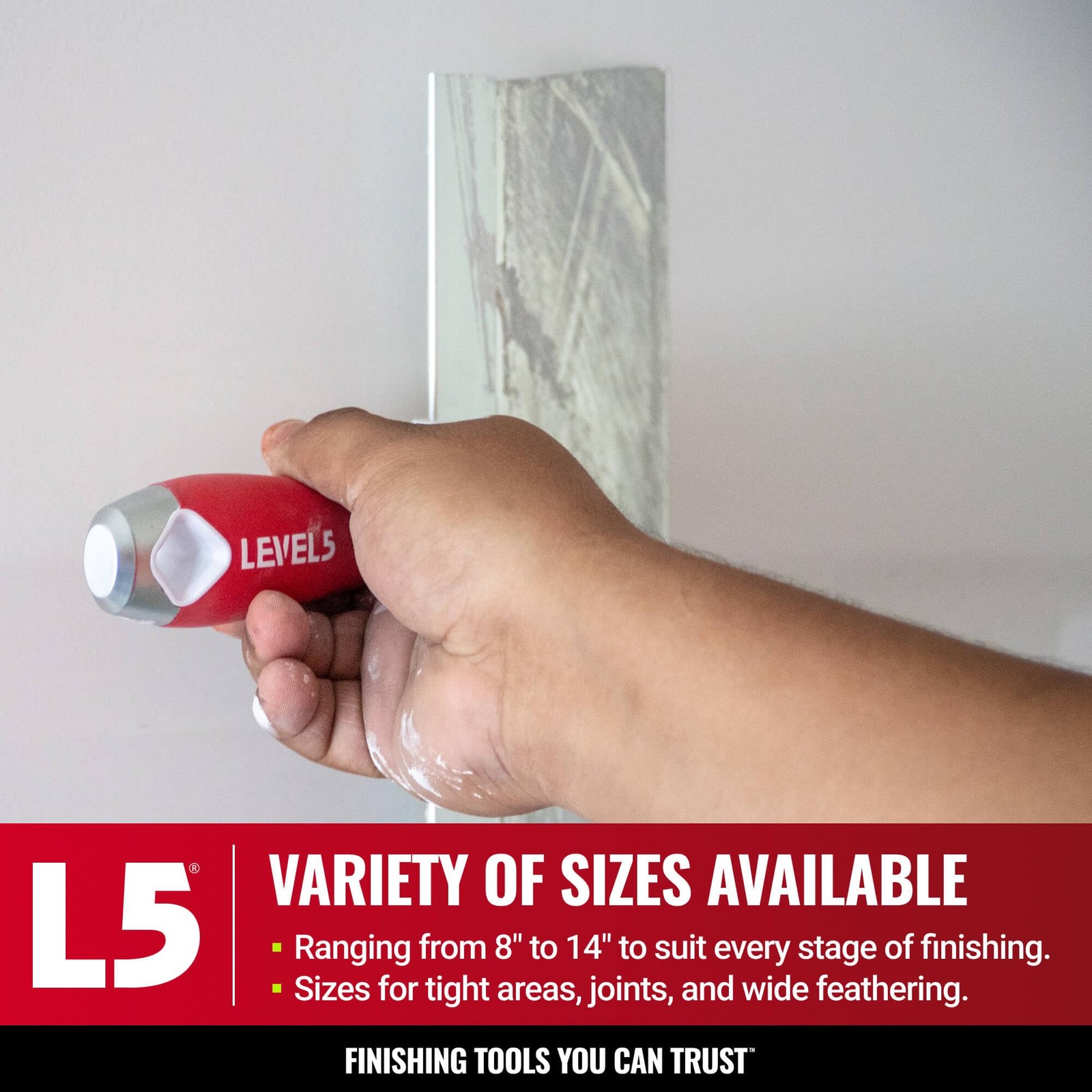 Stainless Taping Knife tool 8" Pro-Grade metal hardware tool