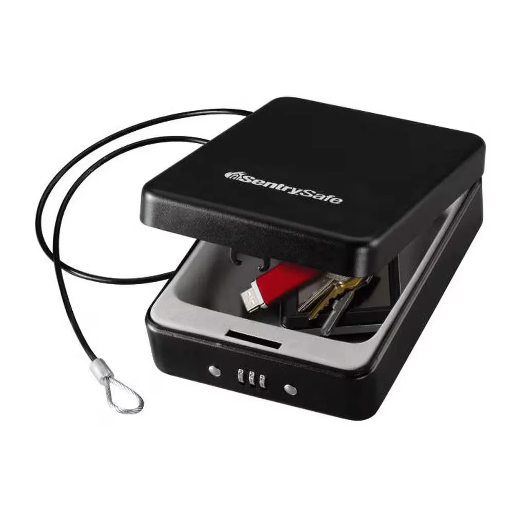 SentrySafe P005C 0.05 cu ft Portable Combination Safe Box Home Security