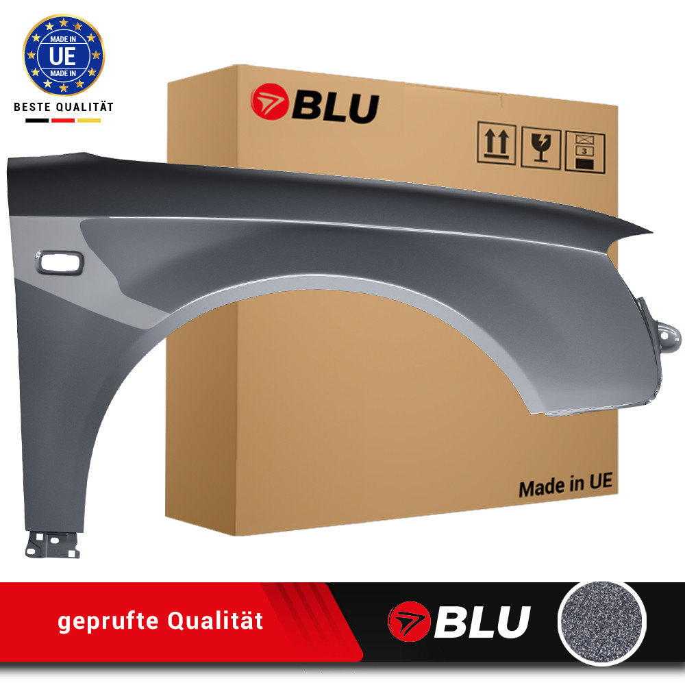 Fender For Audi A4 B7 LY7G Right Grey 04-08 Front Painted New