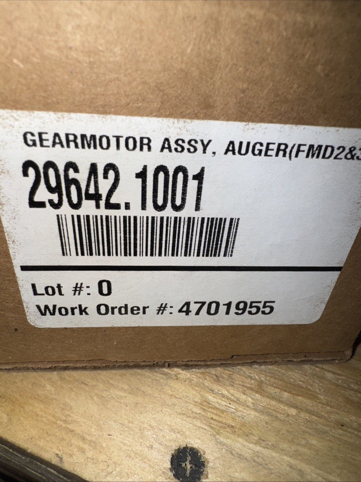 29642.1001 Bunn Gearmotor Assembly, Auger(Fmd2&3) Genuine OEM BU29642.1001