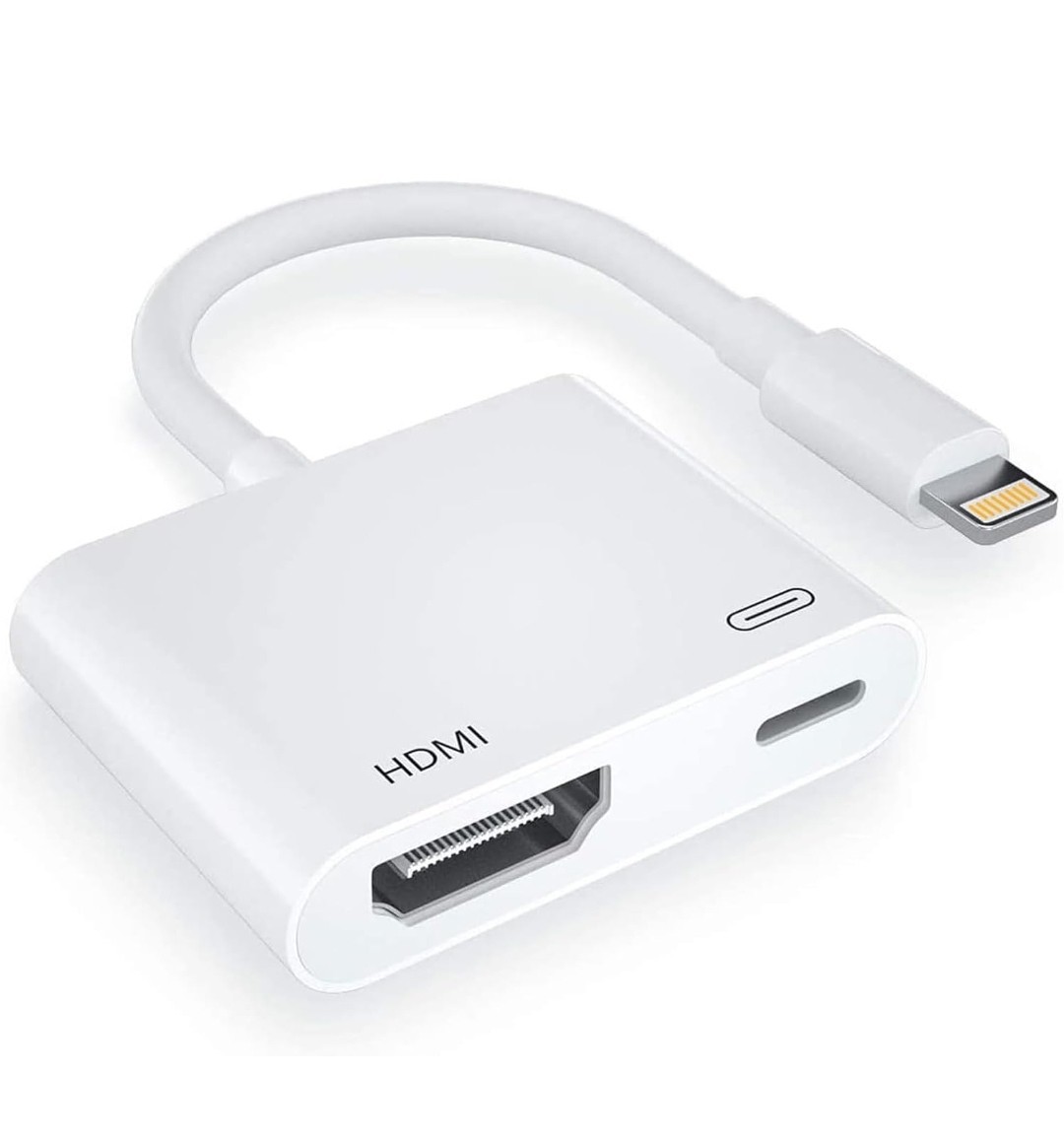 iPhone Digital AV Adapter - HDMI to TV/Projector/Monitor, 1080P Video & Audio...