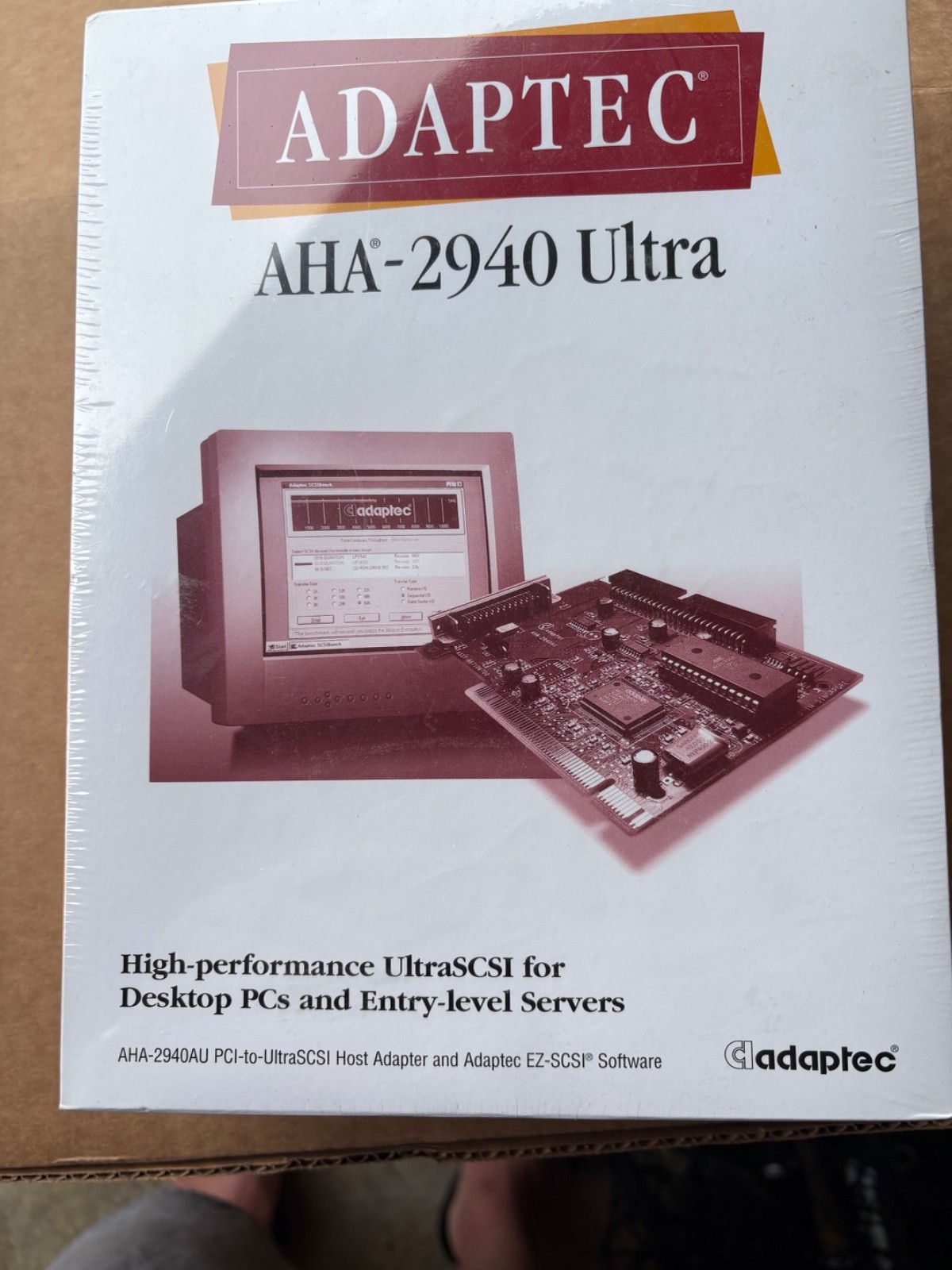 Adaptec AHA-2940 Ultra SCSI PCI Host Adapter New Sealed Box
