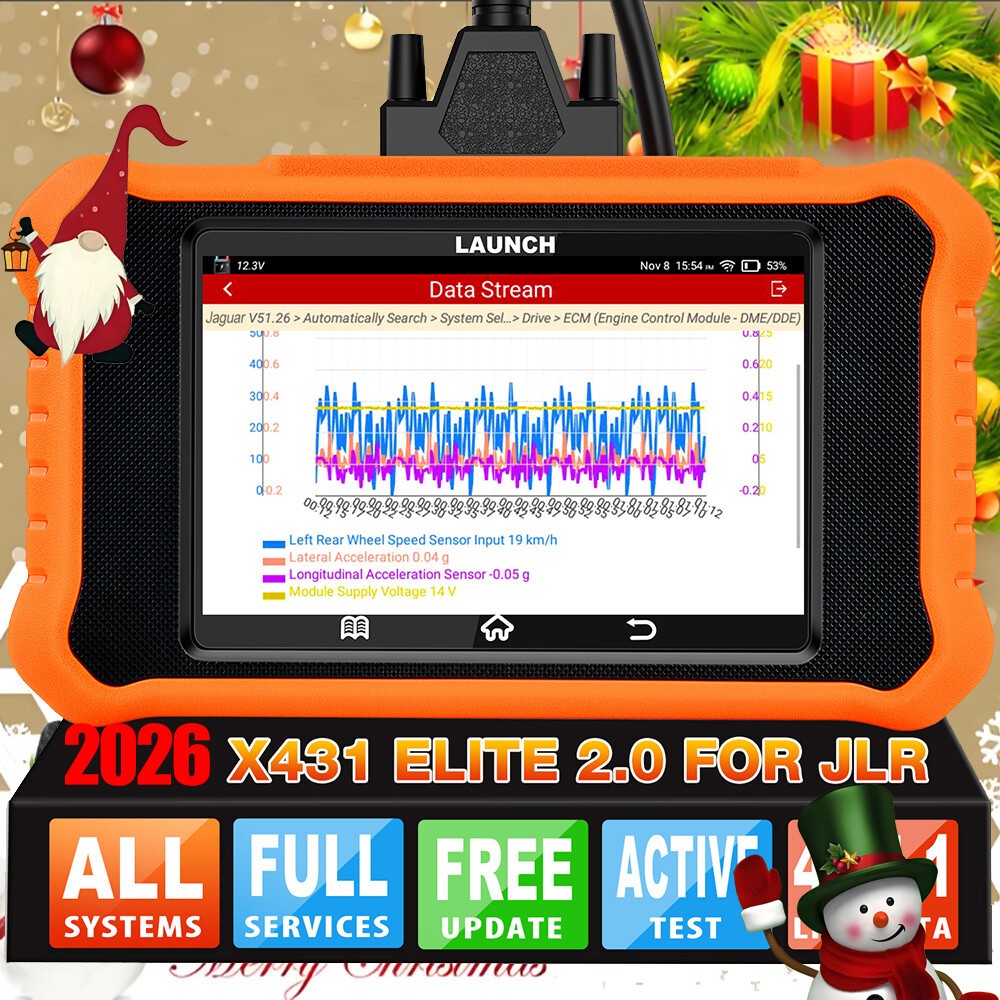 LAUNCH X431 ELITE 2.0 For LANDROVER JAGUAR Scanner Diagnostic Tool ECU Coding