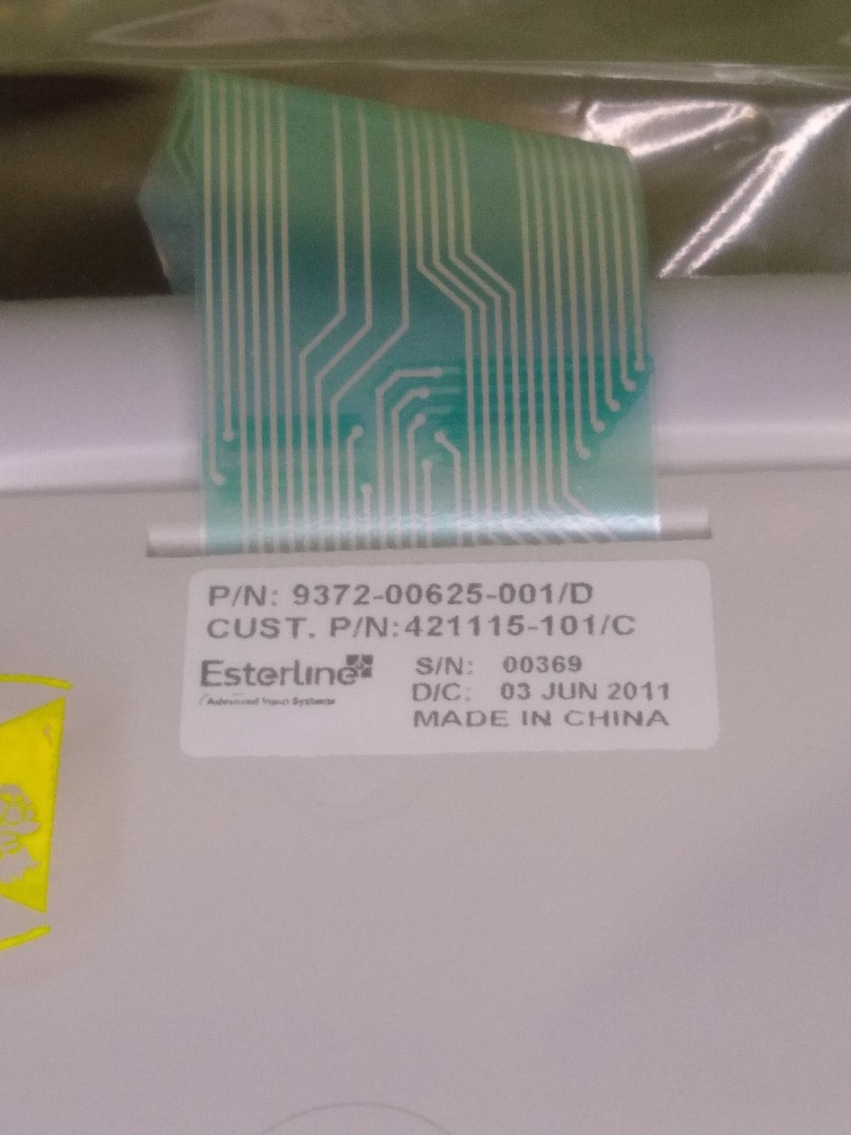 MAC 5000/ MAC 5500 ECG GE Keyboard 421115-101/C