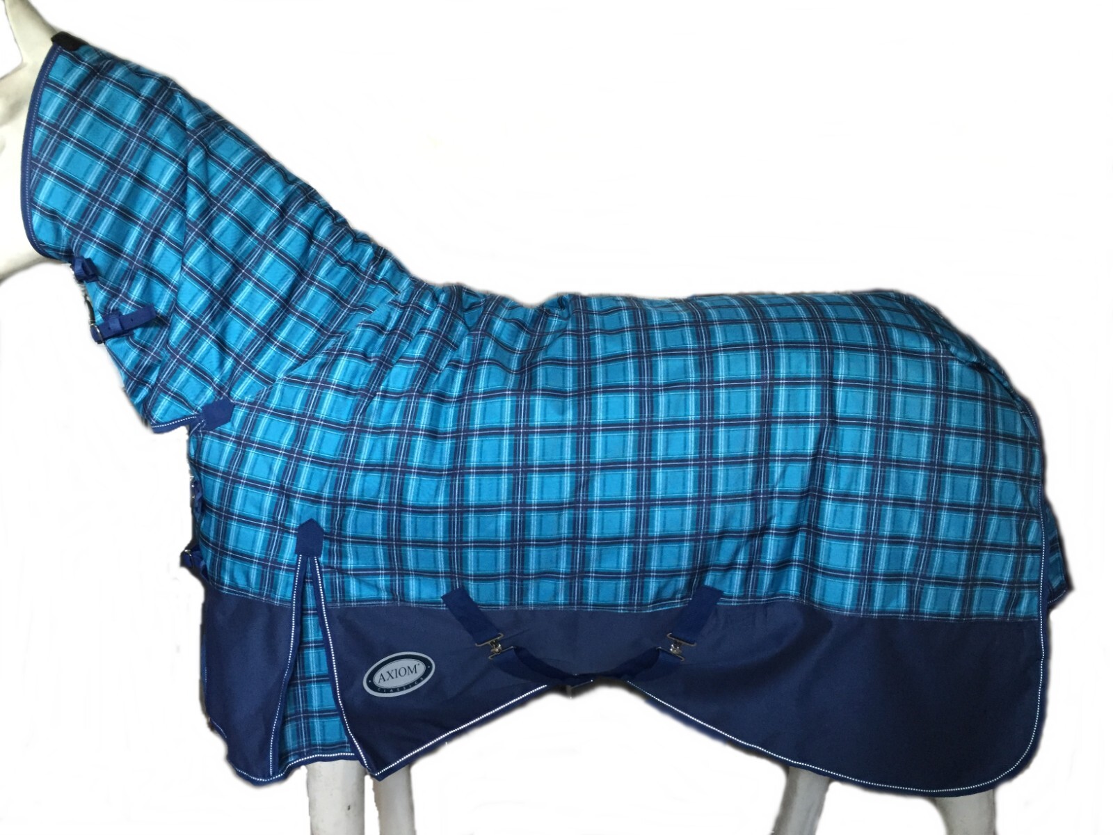 AXIOM 1800D BALLISTIC BLUE CHECK/NAVY 300G FILL SUPER TOUGH WINTER COMBO - 6'6"