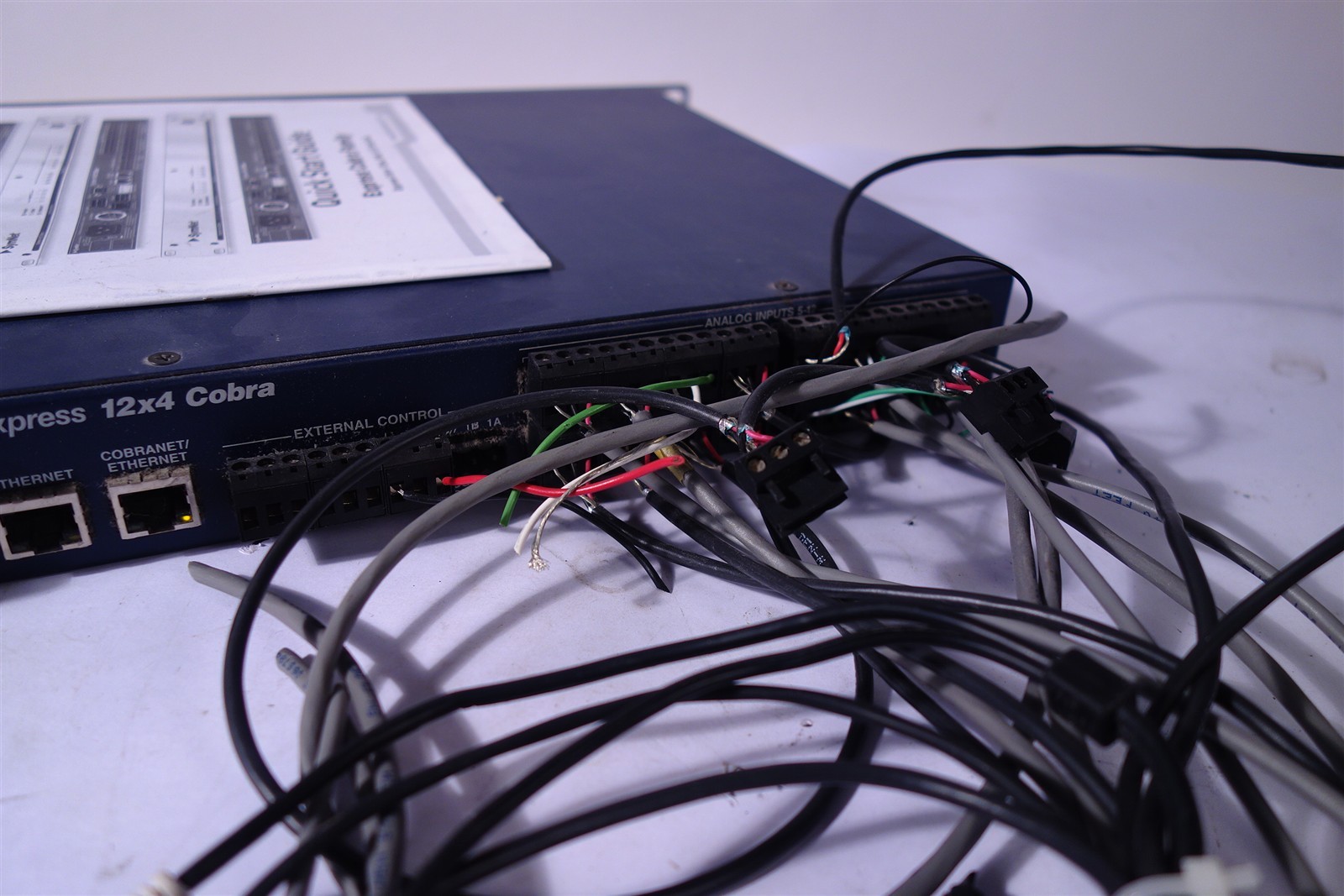 Symnet Express 12x4 4x12 Cobra with Accessories Manuals / Connectors