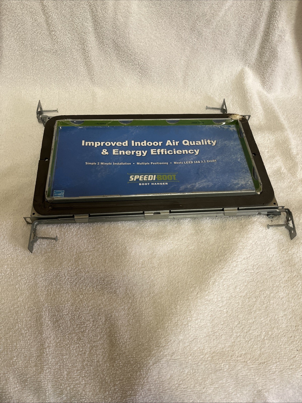 Speediboot HVAC Gasketed Supply Or Return Boot Kit 12” X 6” New Never Used.