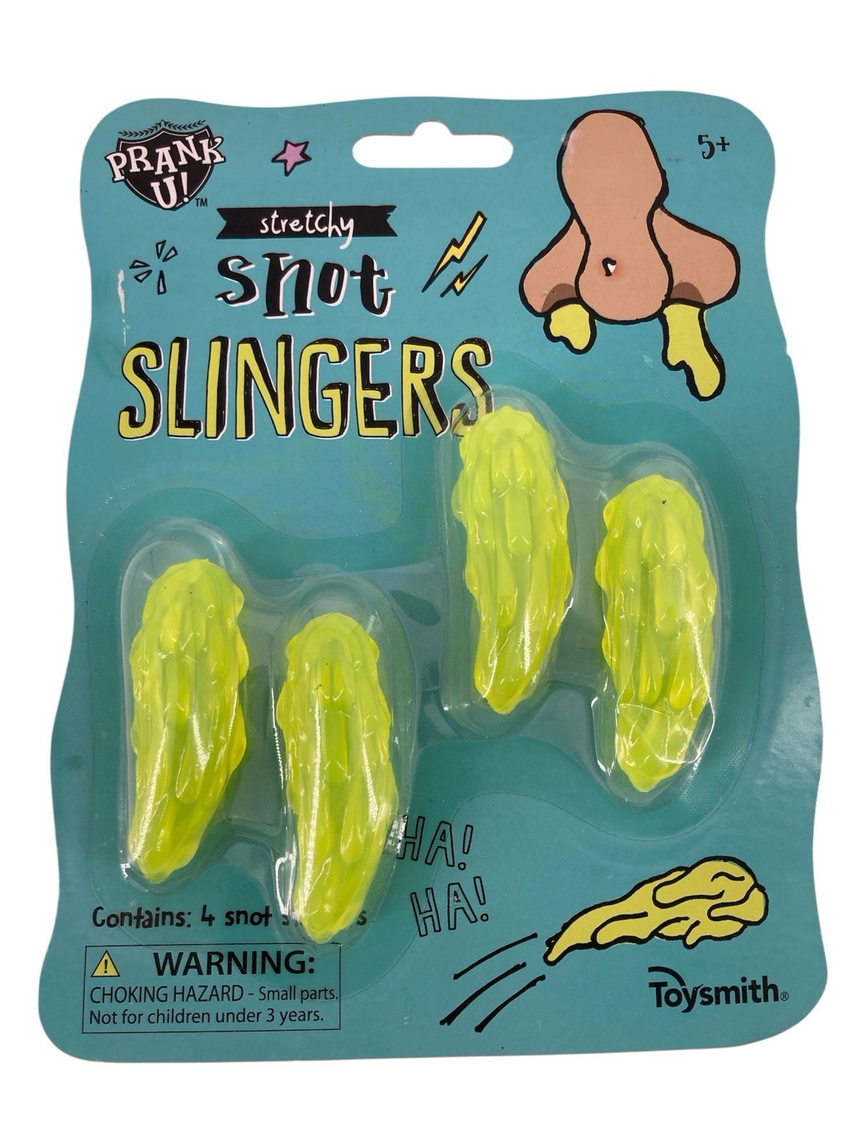 Prank U Stretchy Snot Slingers w/ 4 slingers from Toy Smith Free Shipping