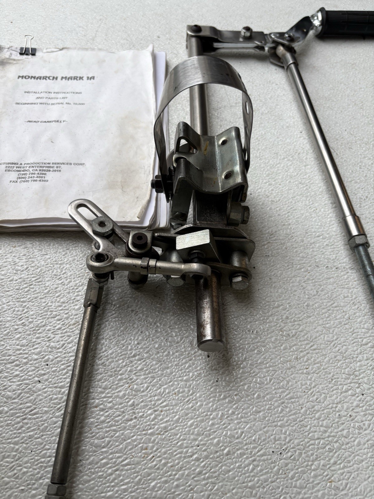 MPS handicap driver hand controls