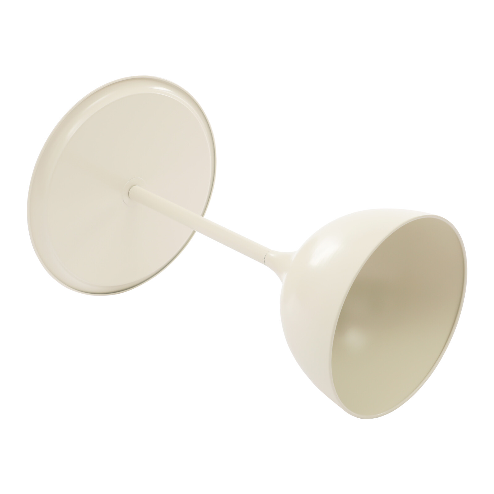 Modern Round Side Table in Cream White – Stylish & Durable Design
