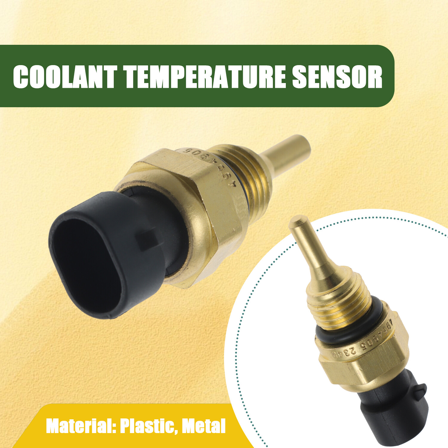 Engine Coolant Temperature Sensor Replace Fit for 1998-2015 Dodge Ram 3500