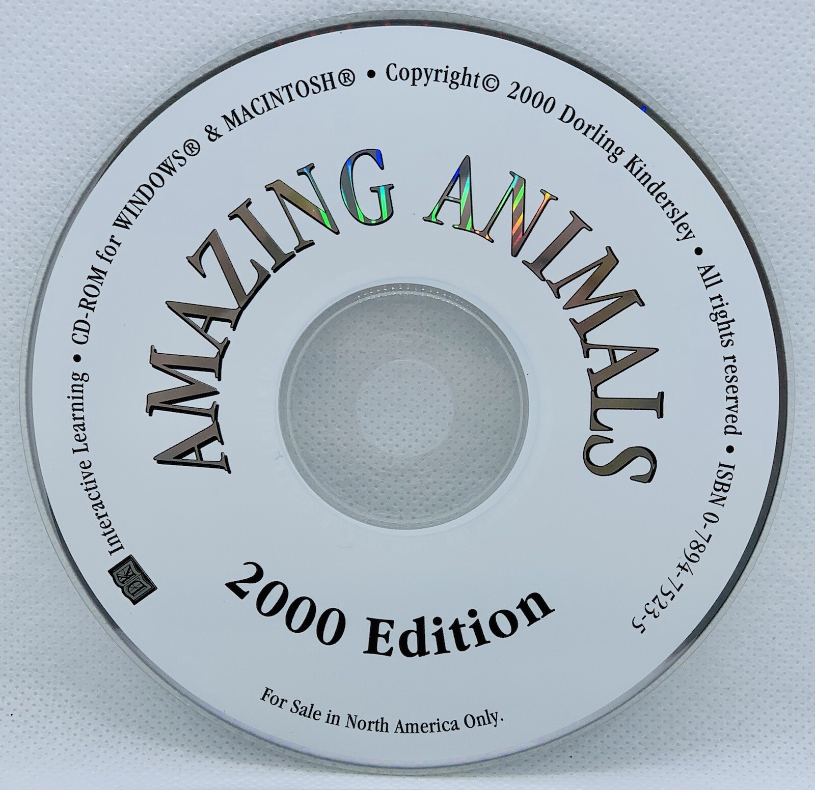Amazing Animals 200 Edition PC Game Learning Interactive Windows/Mac CD-Rom