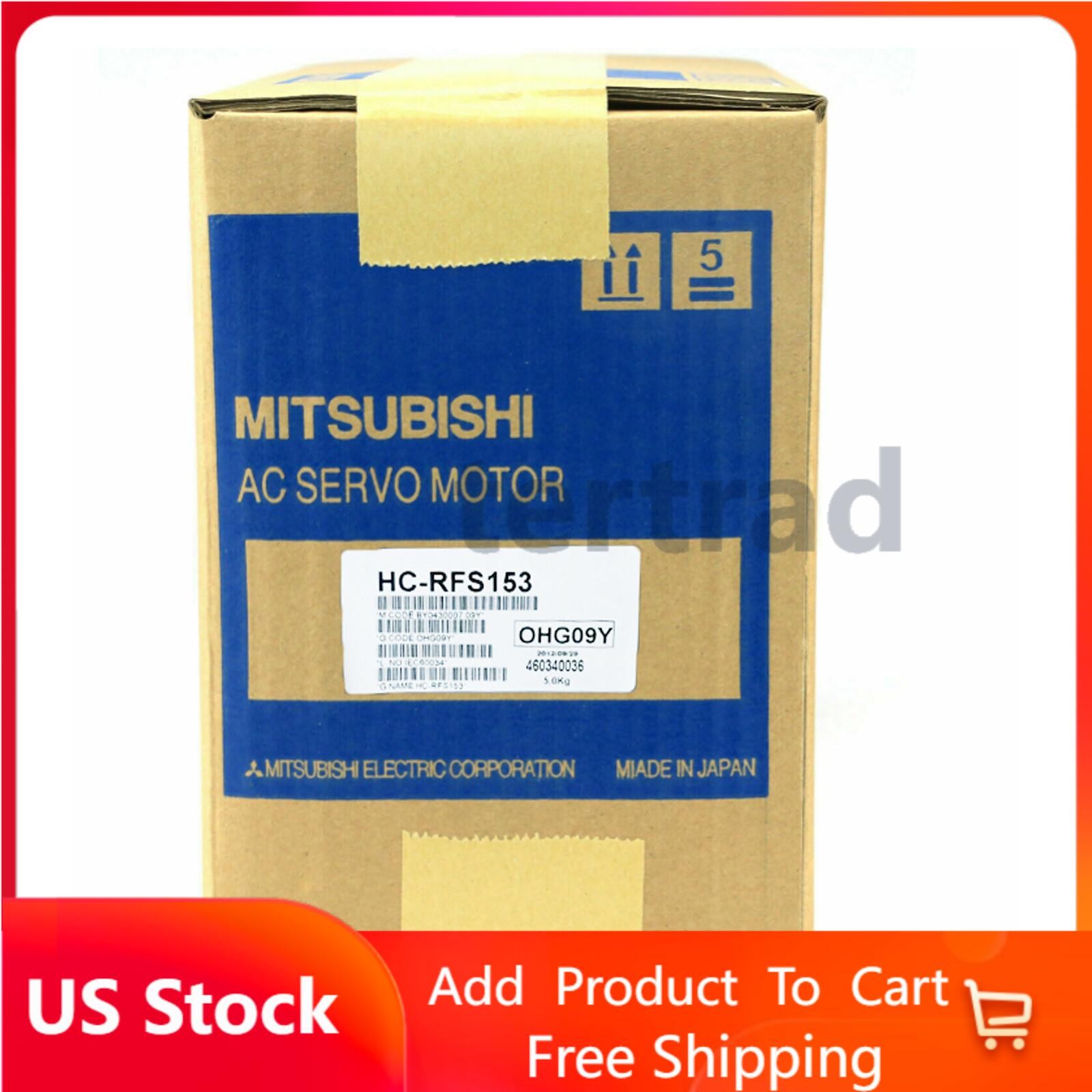 New In Box MITSUBISHI HC-RFS153 HCRFS153 AC Servo Motor USA