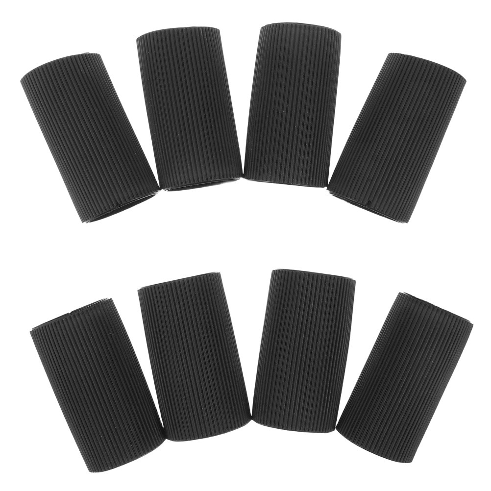 Durable Rubber Piano Stand Feet Covers Anti Skid Replacement Caps Black