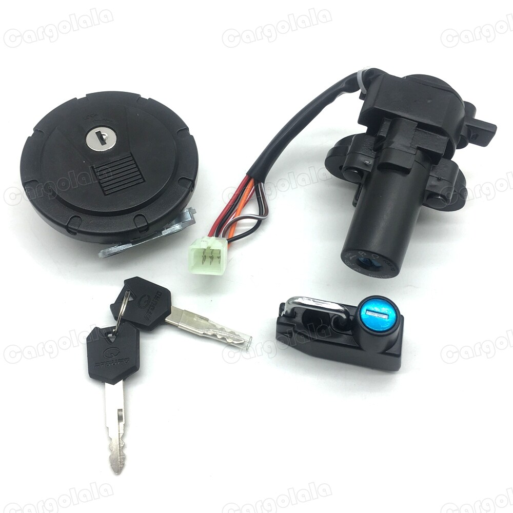For Kawasaki KLX250/250S/SF KLX125 KL250 Ignition Switch Fuel Gas Cap Lock Set