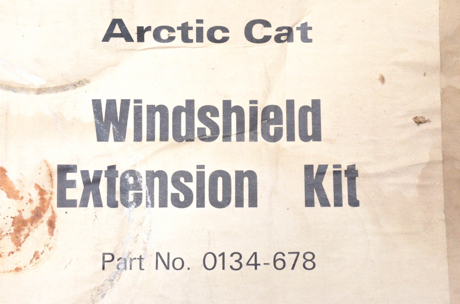 New OEM Arctic Cat 0134-678 Windshield Extension Kit NOS