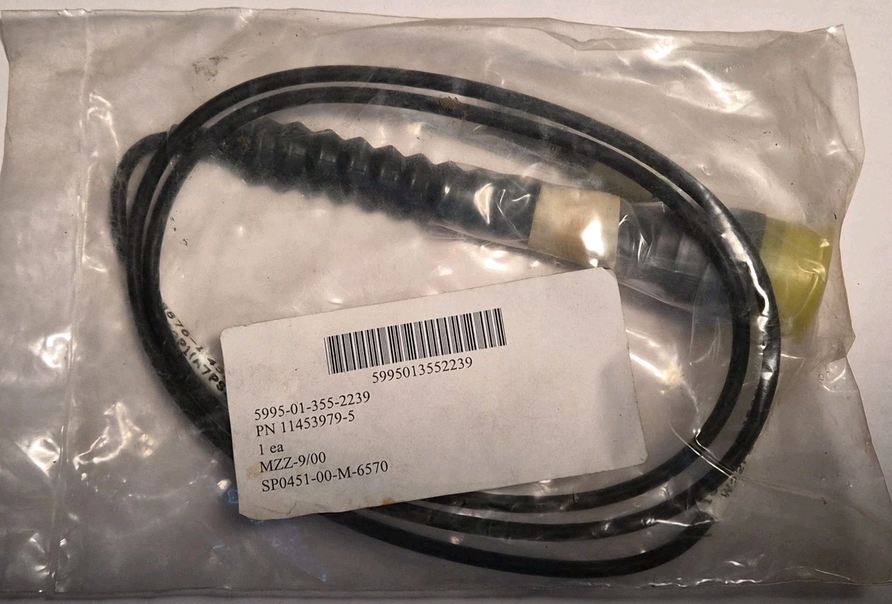 Patriot Missile Radar Cable Assembly, PN 11453979-5, NSN 6150-01-355-2239, NOS.