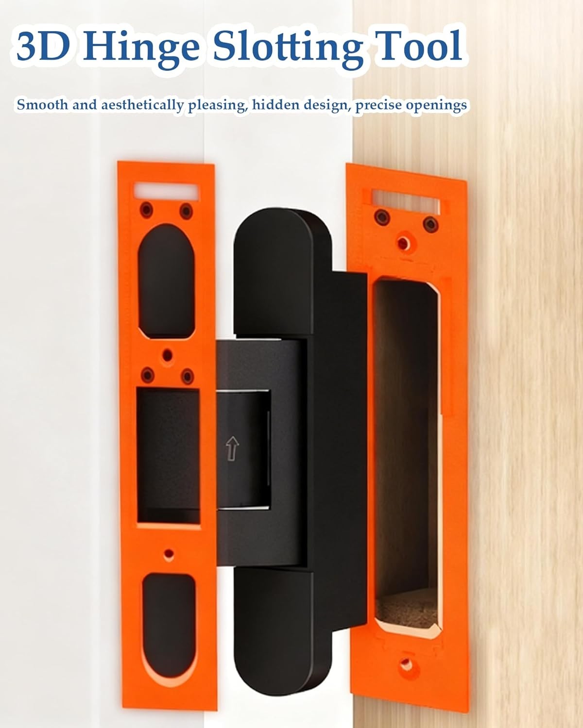 5.5-Inch Hidden Hinge Mortiser Template Invisible Hinge Router Guide for Door