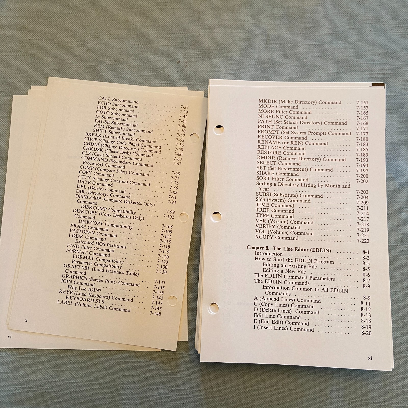 IBM Disk Operating System Version 3.30 Reference 1st Ed. 1987 Programming Family