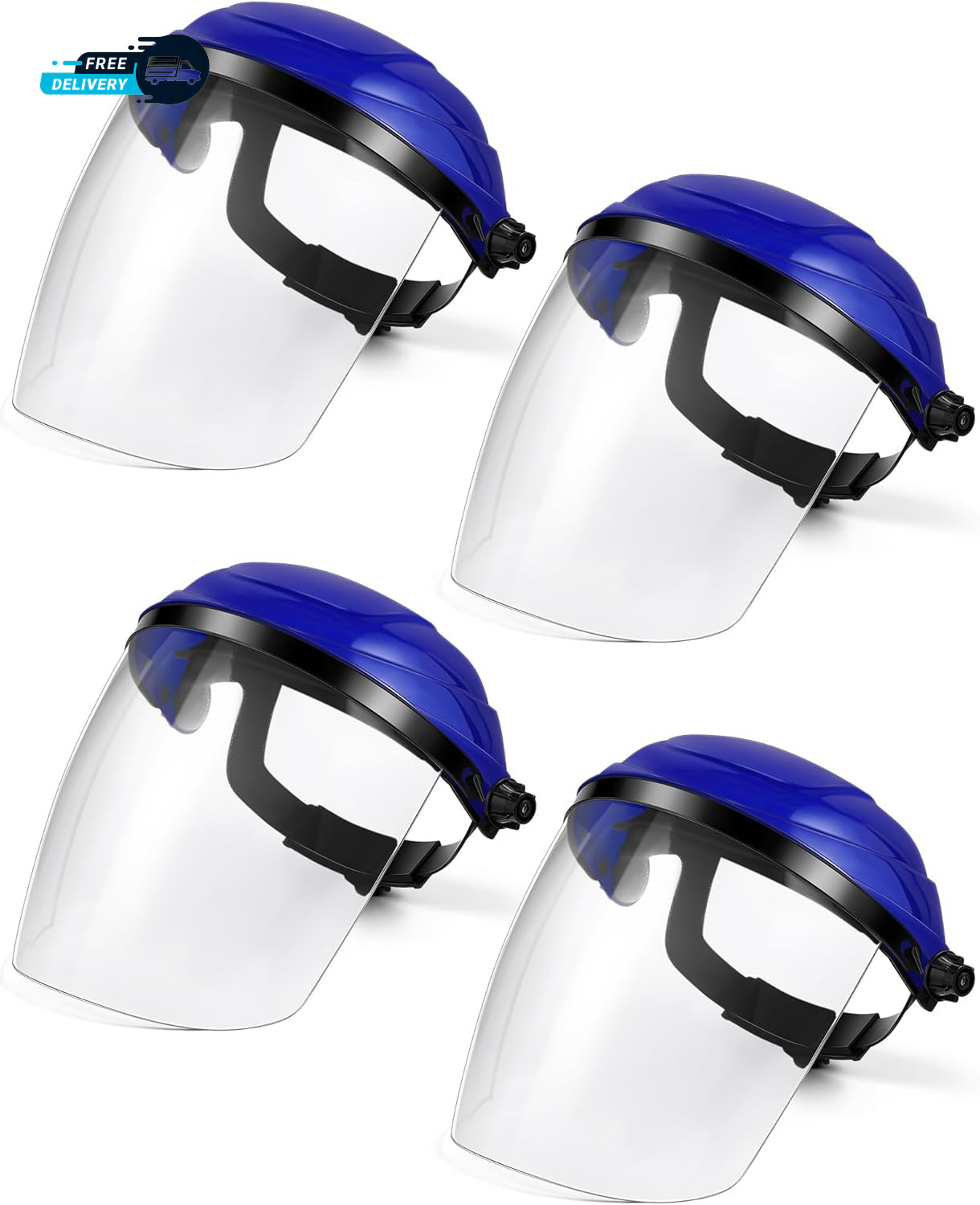 4 Pack Safety Shield for Grinding and Cutting Full Impact Resistant Shield Mask