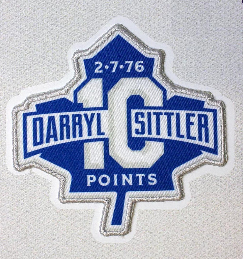 Darryl Sittler 10 Point Patch Toronto Maple Leaf's