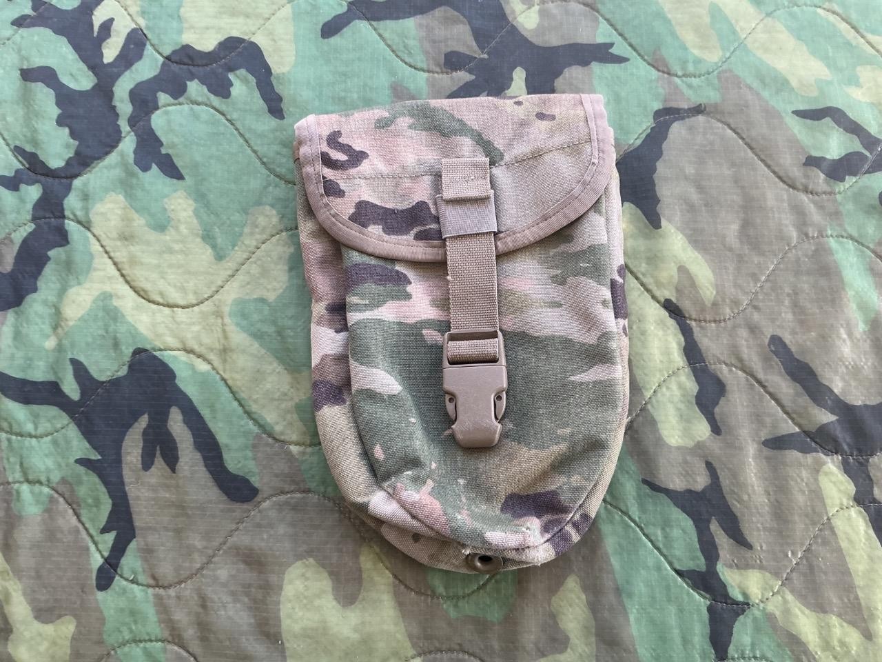 Army Military Surplus Multicam OCP Entrenching E Tool Shovel Carrier Pouch USGI