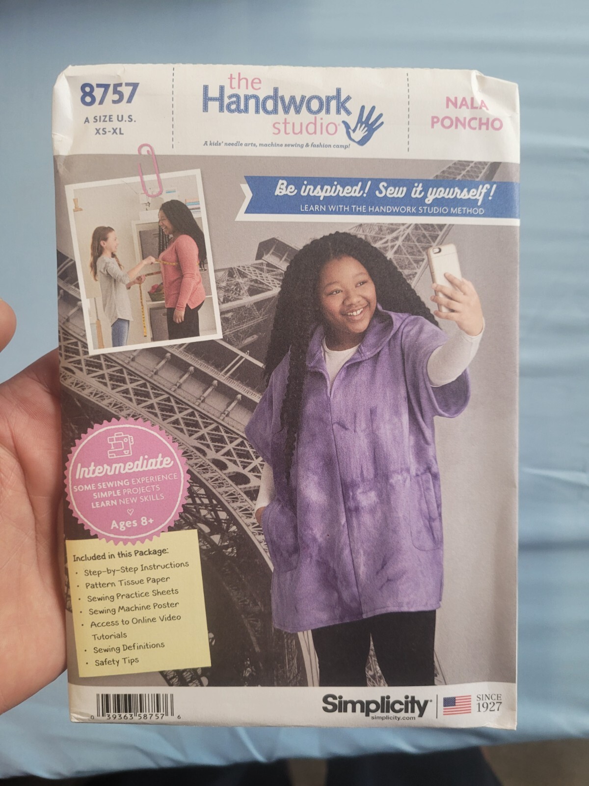 Simplicity The Handwork Studio 8757 A Size XS-XL Nala Poncho