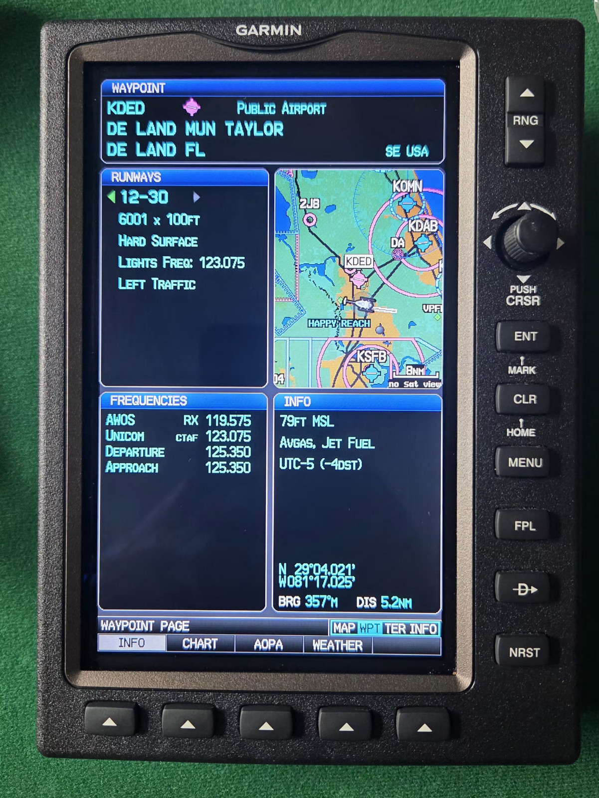 Garmin 696 aviation gps