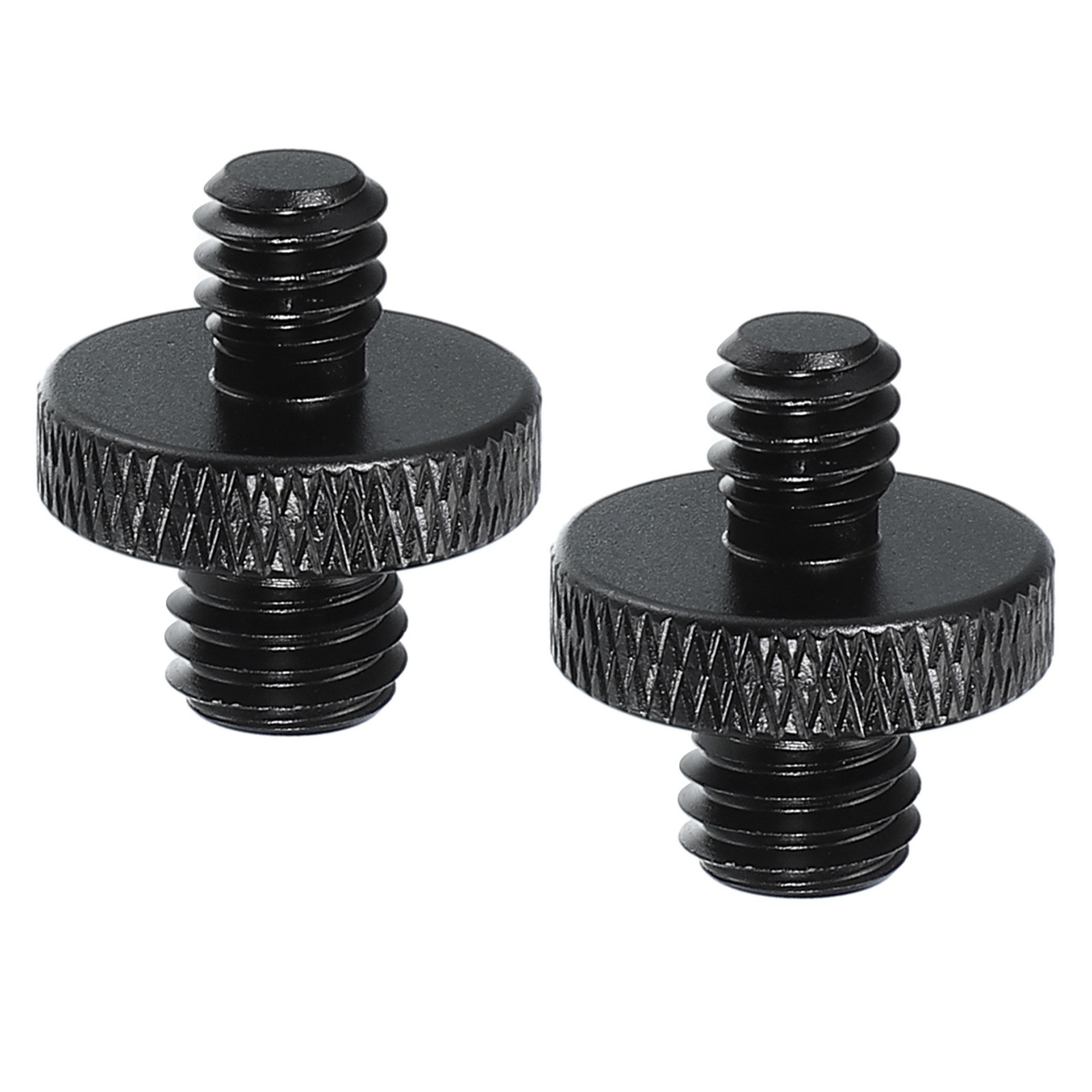 2Pcs 1/4" Male to M8 Male Tripod Nut Camera Mount Screw1 18mm