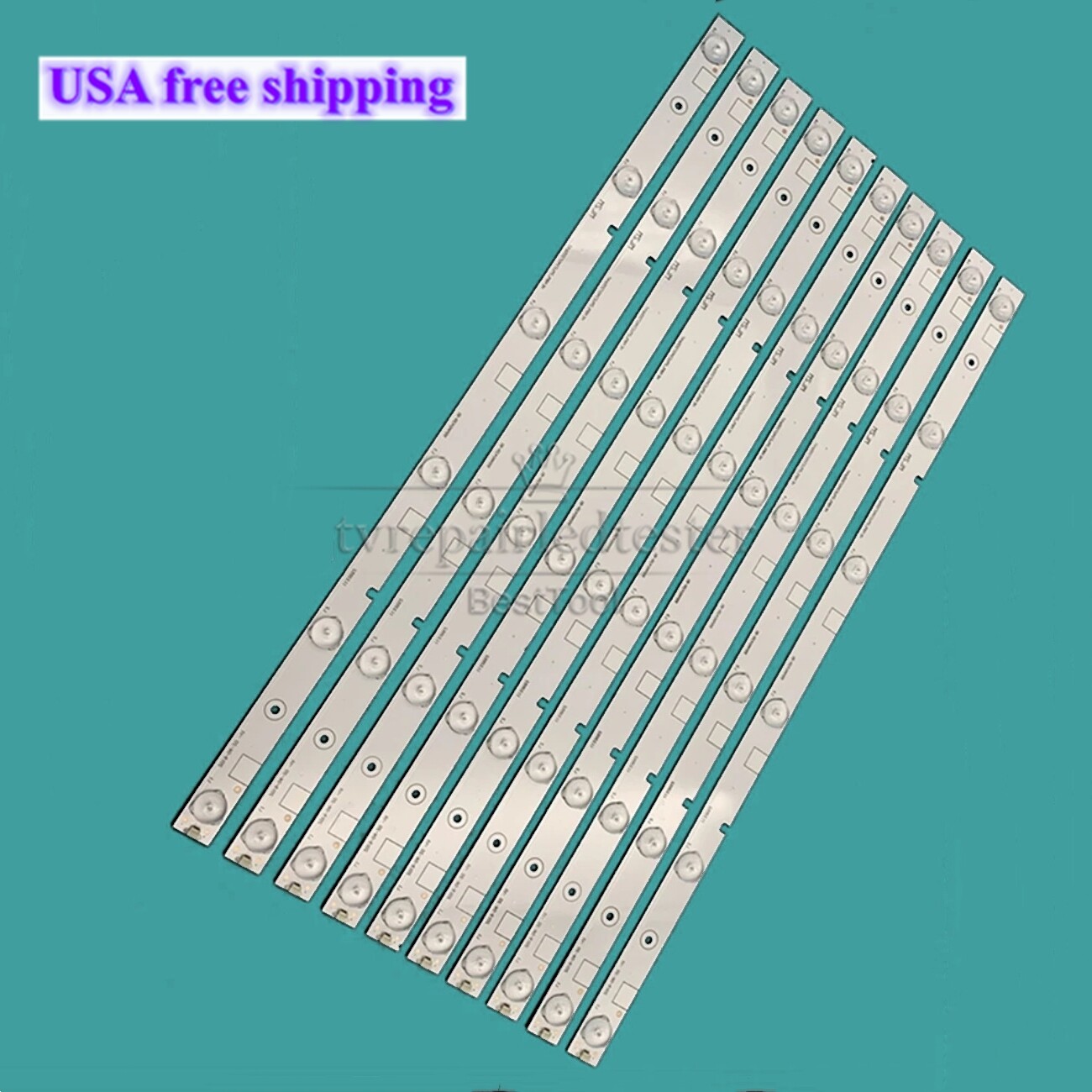 10Pcs/Set LED Strips For Hisense 48H5 48H4 LED48K20JD HD480DF-B37 RSAG7.820.5639
