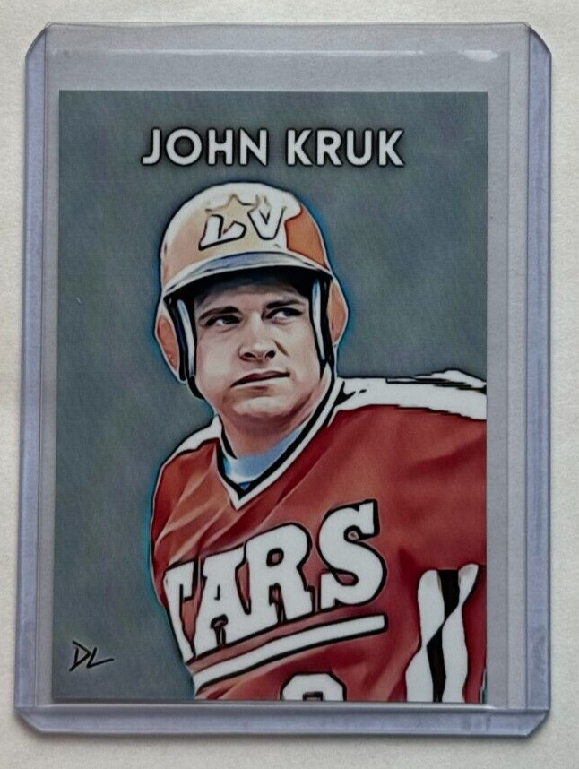 John Kruk Limited Edition Artist Signed "Las Vegas Stars" Trading Card 2/10