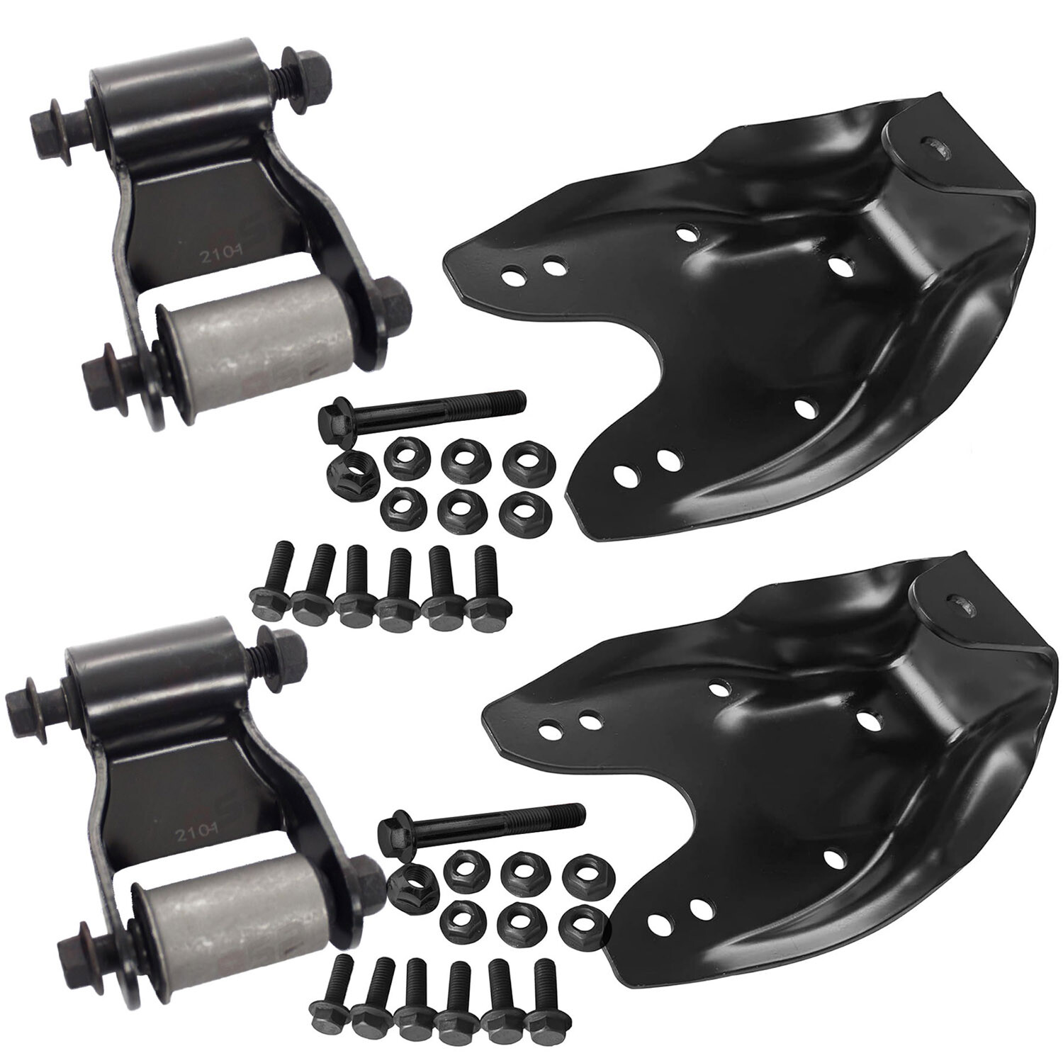 For 1997-04 Dodge Dakota 4WD Rear Leaf Spring Hanger Bracket Kit 722-216 722-020