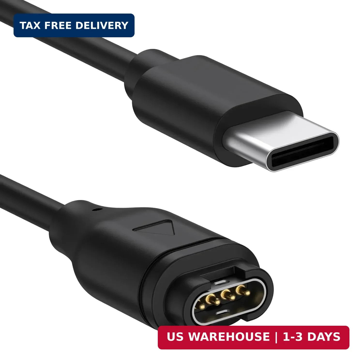 USB C Charger Compatible with Garmin Watch Charger, Charging Cable for Garmin Wa