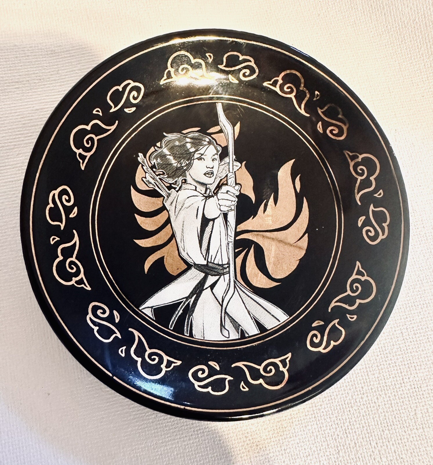 The Poppy War Trinket Dish FairyLoot R.F. Kuang Rin Exclusive Limited Plate