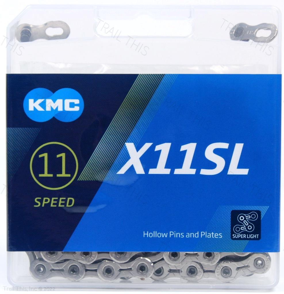 KMC X11SL Silver 11-Speed Road / CX Bike Chain 118L fits Campy SRAM Shimano