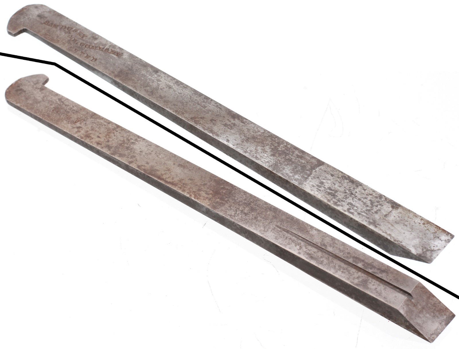 Clean & Usable Sandusky Tool Co. 5/8" Plow Plane Iron - Helix TM - mjdtoolparts