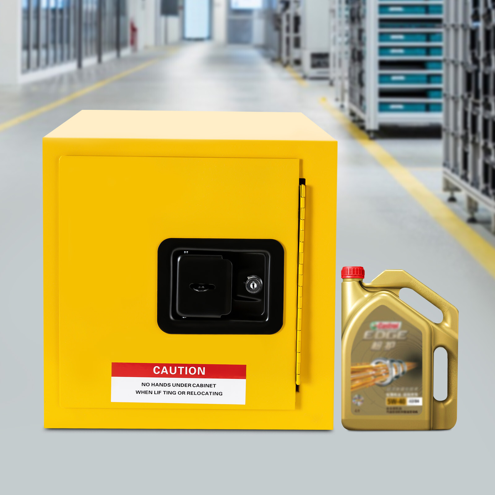 Flammable Safety Cabinet Chemical Reagents Instruments Protection 2 Gallon