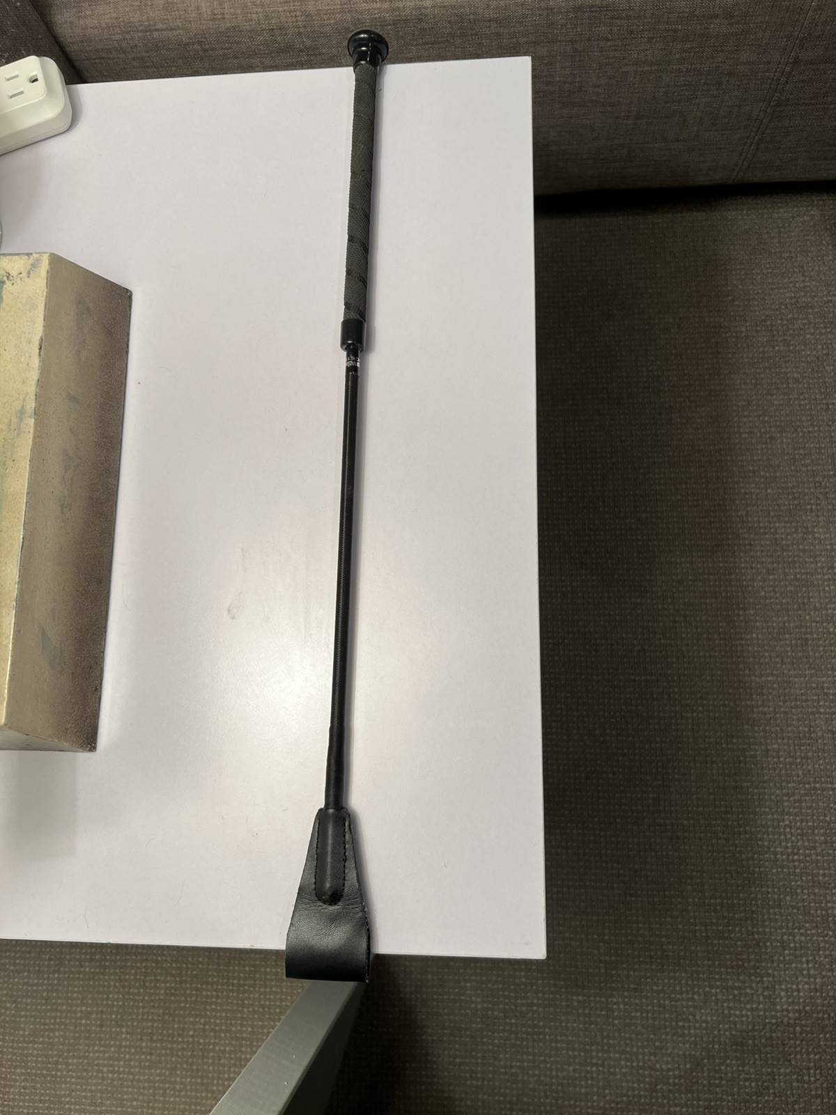 Snowbee Show Riding Crop Leather Horse Whip Bat 20.5 inch