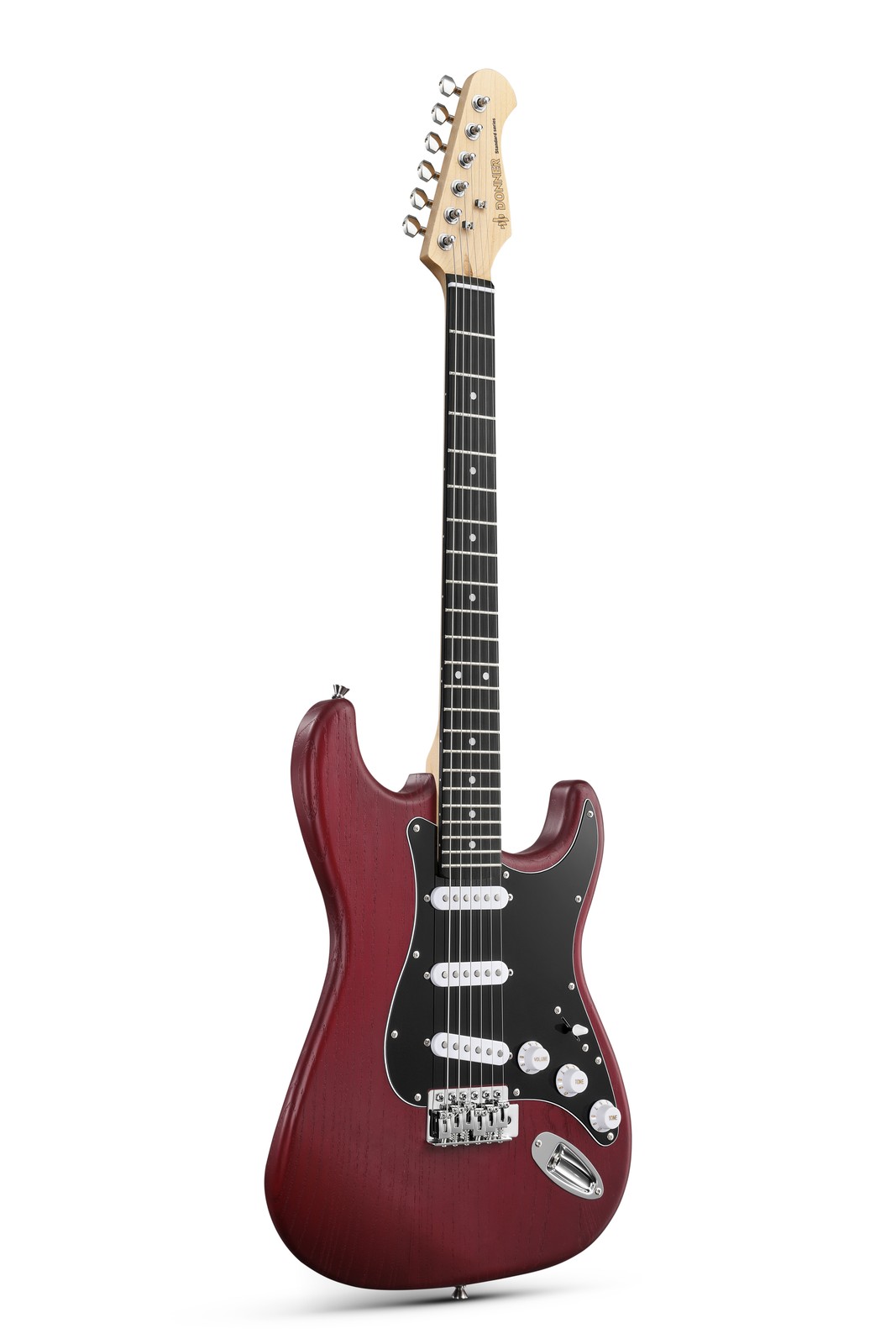 🎸 Donner DST-80 Electric Guitar Bundle + Amplifier Gig Bag & Accessories | Red