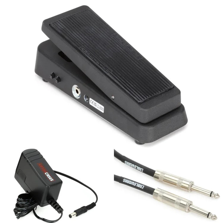 Dunlop 535Q Cry Baby Multi-wah Pedal with Cable and Power Supply - Black