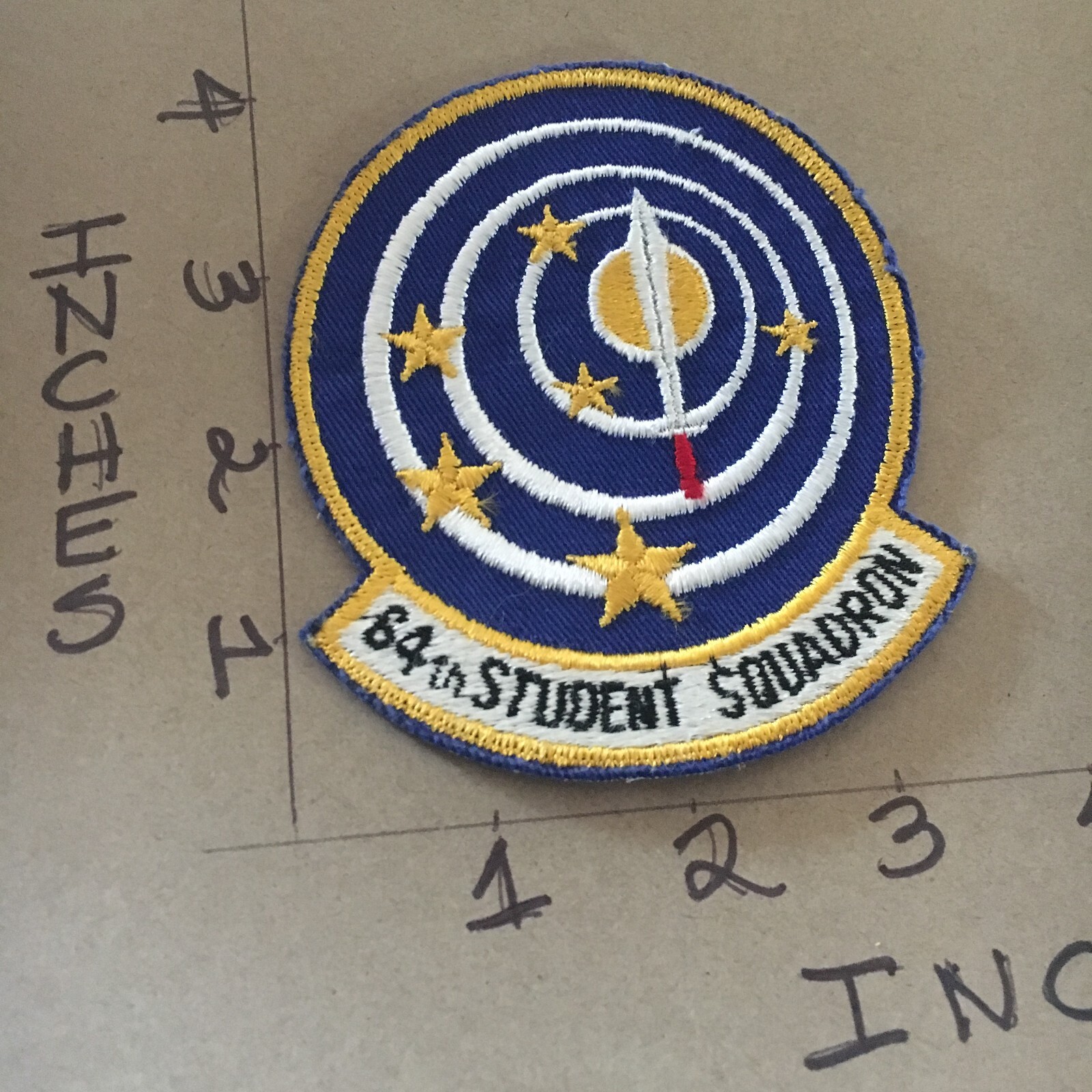 USAF 64th Student Squadron patch 4/22/25