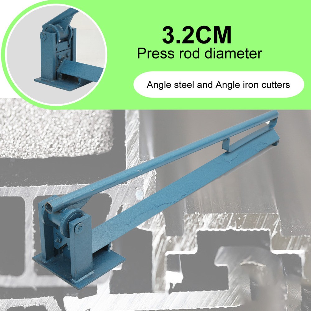 Angle Iron Cutter Angle Steel Hand Cutting Shear Scissors Cutting Machine 1.2CM