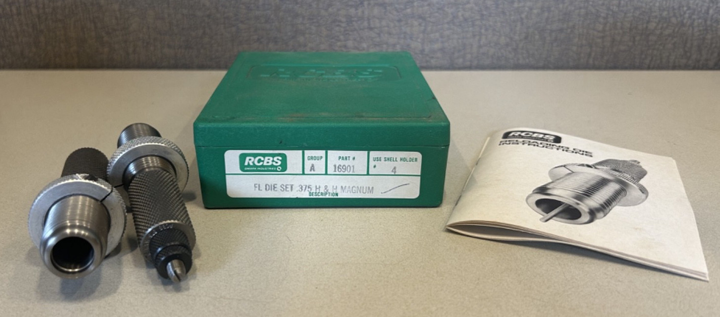 RCBS Group A Die Set .375 H&H Magnum 16901