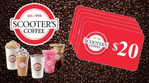 Scooters Coffee $500 E-Gift Card