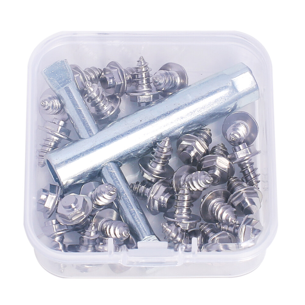 Screw-in Wading Boot Studs, Non Slip Screws 26 PCS and One Tool